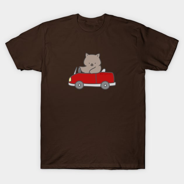 Wombat Mobile T-Shirt by greys